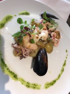 seafood at Italian Restaurant
