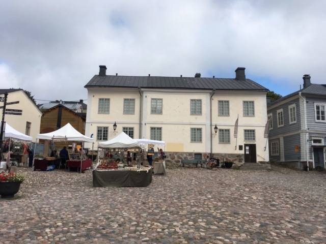 porvoo old town hall square