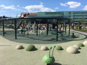 library outdoor playground
