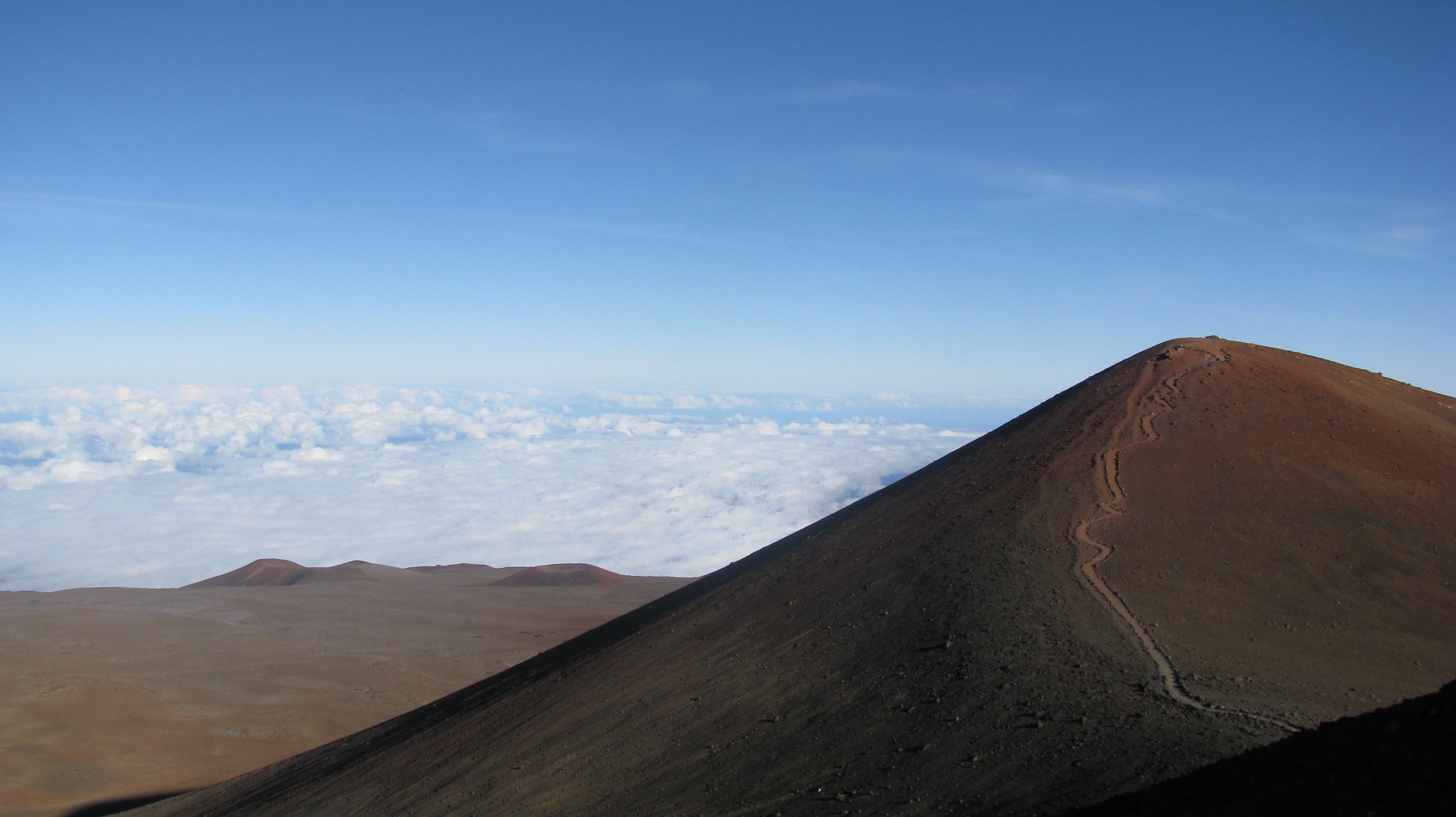 Mauna Kea Observatories Volcano road