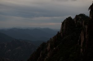 Paiyun Pavilion sunset